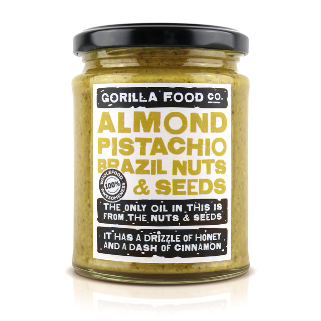 Almond Pistachio Brazil Nuts & Seeds Butter