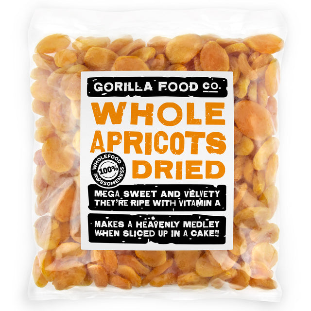 Gorilla Food Co. Whole Dried Apricots
