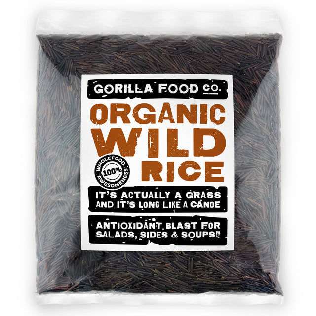 Gorilla Food Co. Organic Black Wild Rice