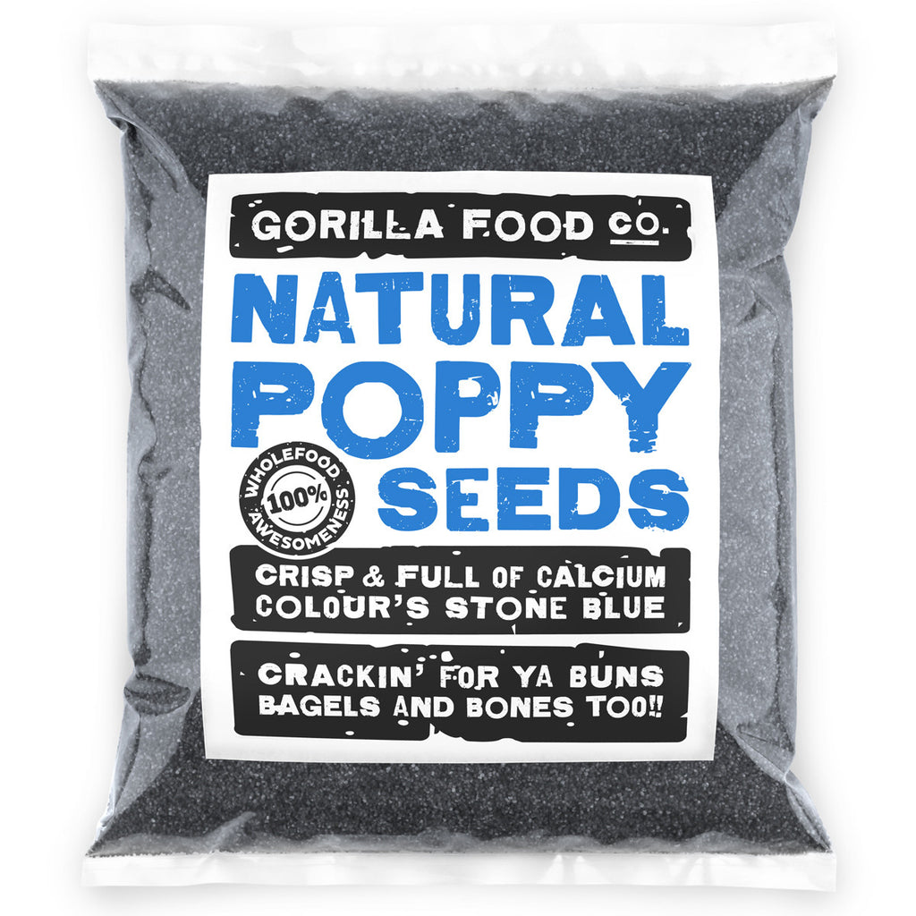 Buy Online UK | Natural Poppy Seeds Blue – Gorilla Food Co.
