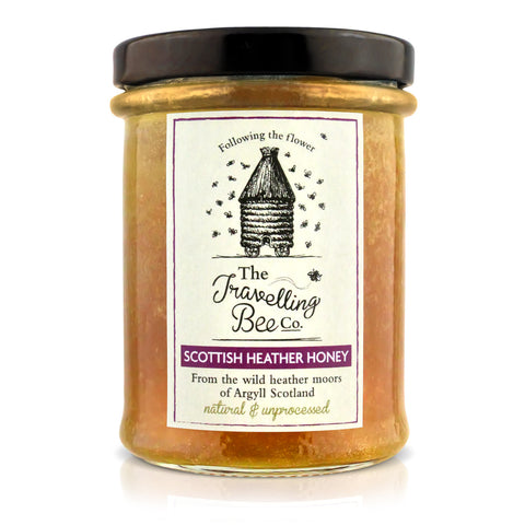 Travelling Bee Co. Natural Scottish Heather Honey - 227g