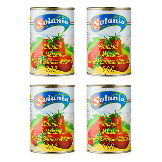Solania San Marzano Tomatoes D.O.P. - 4 x 400g